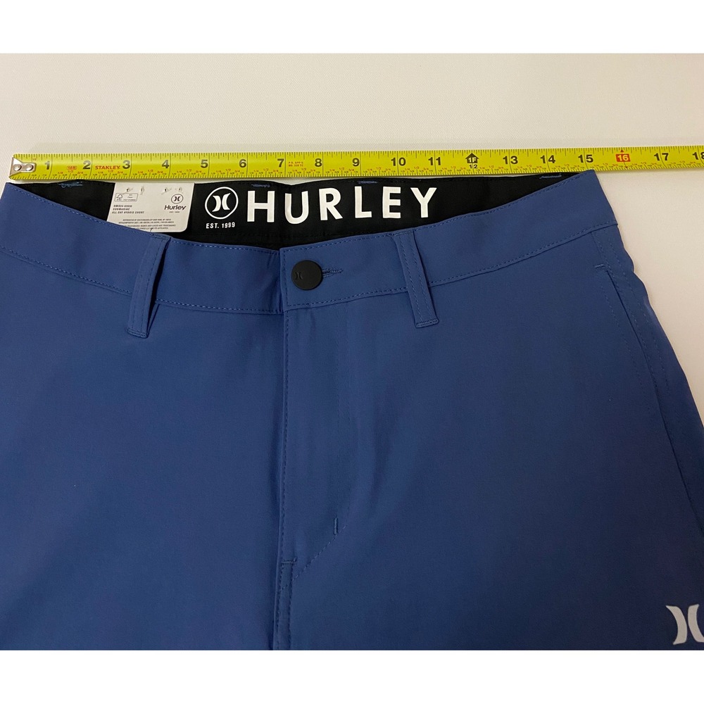Hurley Hybrid Board Shorts‎ Mens Blue 30 Quick Dry Stretch Activewear Beach Surf - Picture 8 of 12